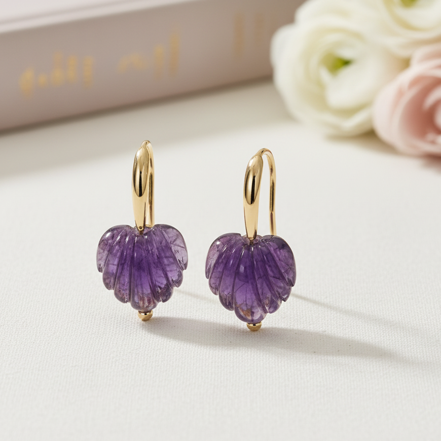 MC Paris Amethyst Parisian Earrings