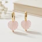 MC Paris Rose Quartz Parisian Earrings