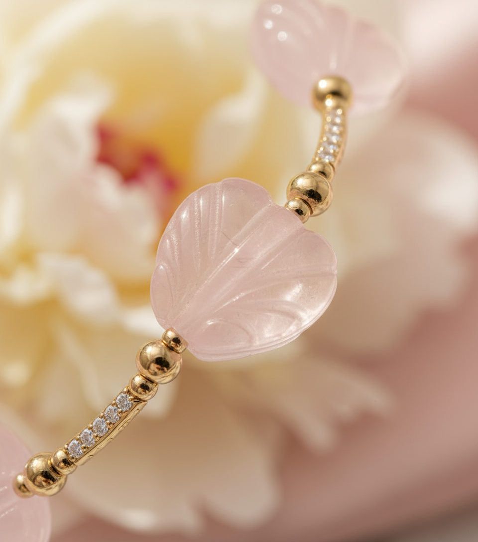 MC Paris Rose Quartz Parisian Bracelet