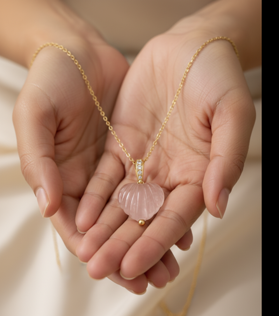 MC Paris Rose Quartz Parisian Pendant