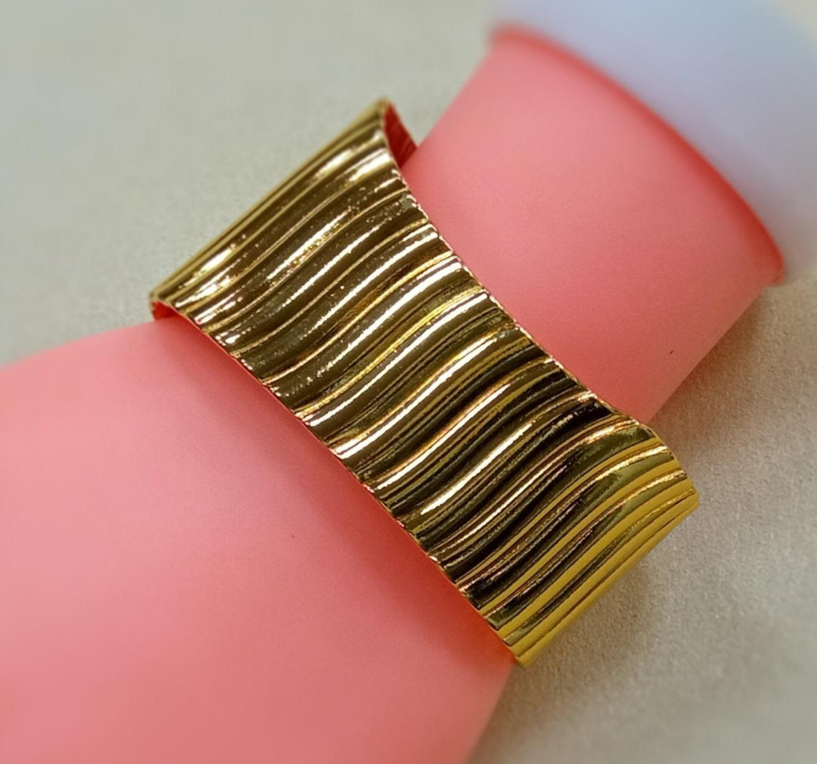 Boho Brass Luxe Cuff Bracelet