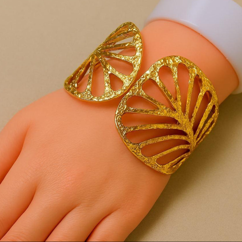 Raw Radiance Cuff Bracelet