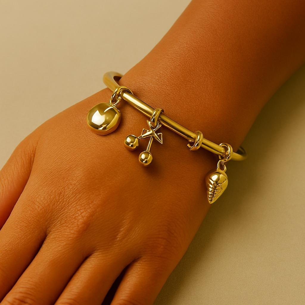 Brass Aura Chime Bracelet