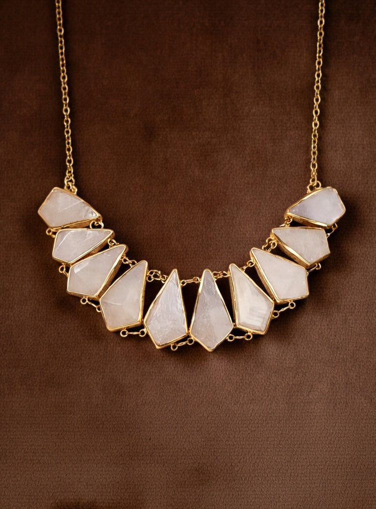 Pentagon Stones Choker Necklace