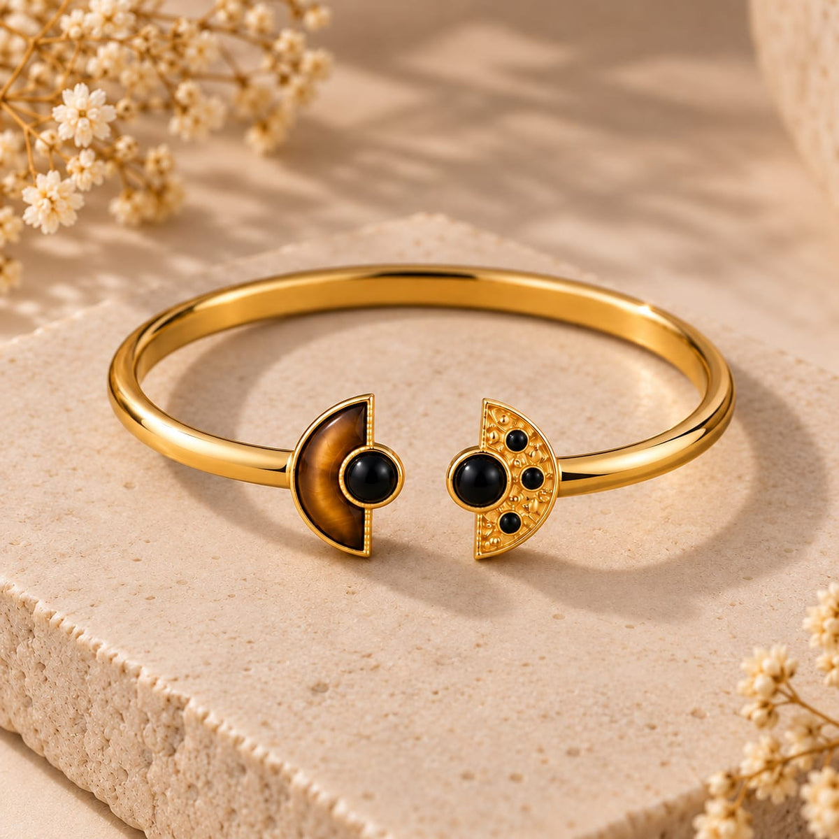 MC Paris Tiger Eye Abstract Bracelet