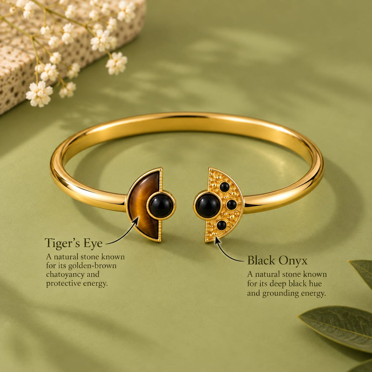 MC Paris Tiger Eye Abstract Bracelet