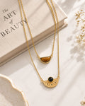 MC Paris Tiger EyeDouble layer Necklace