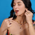 Amethyst Double Layer Necklace - Jiaarajewellery