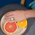 Baroque Pearl Center Stone Ring - Jiaarajewellery