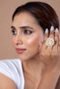 Clustered Pearl Stone Ring