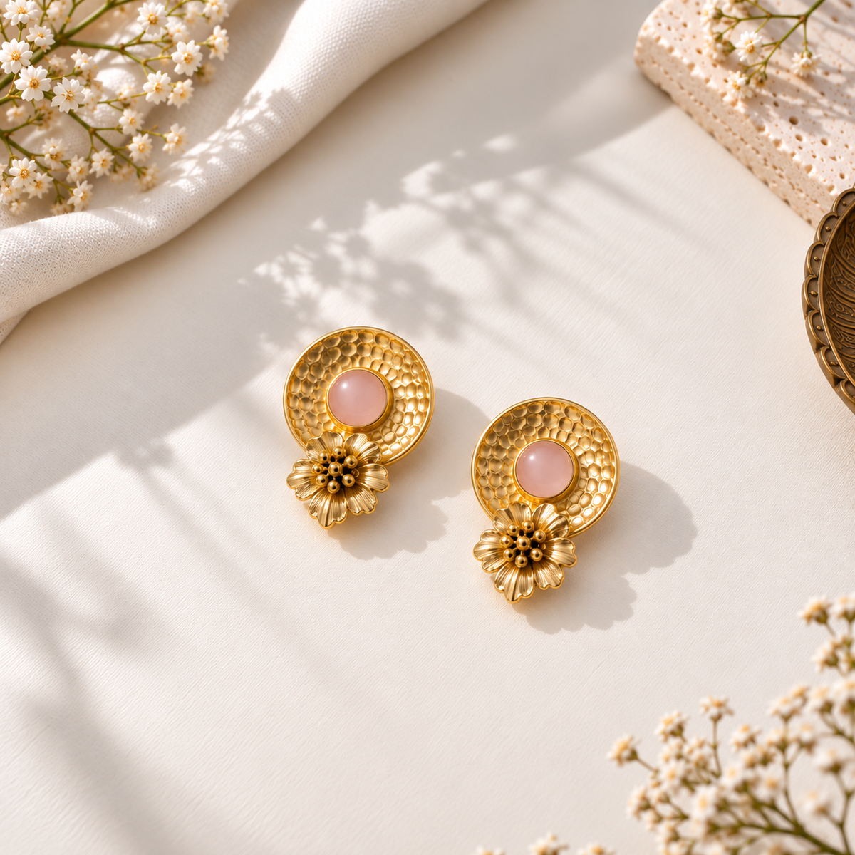 Coin Earrings Studs