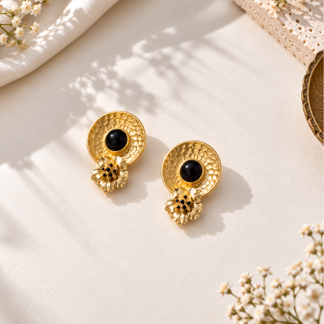 Coin Earrings Studs