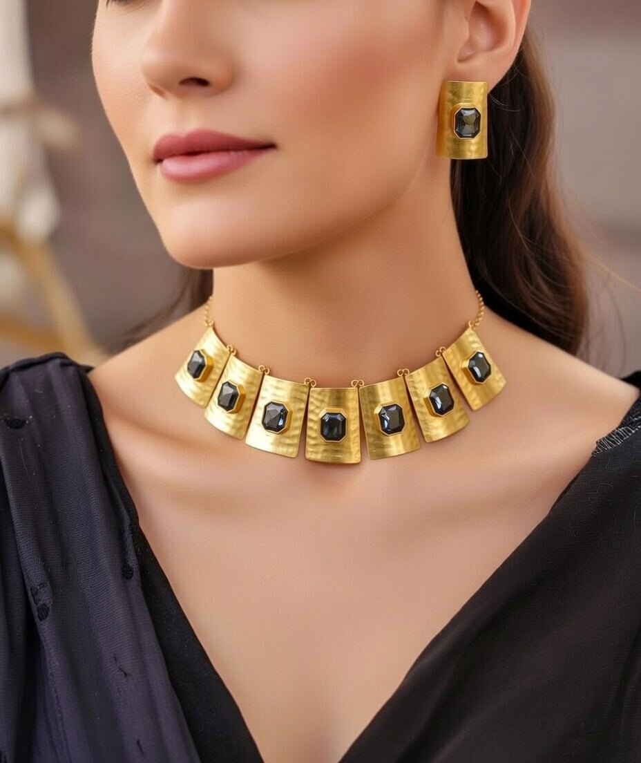 Earth Treasure Choker Necklace - Jiaarajewellery