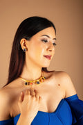 Earthborn Elegance Multicolor Choker Necklace - Jiaarajewellery