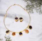 Earthborn Elegance Multicolor Choker Necklace - Jiaarajewellery