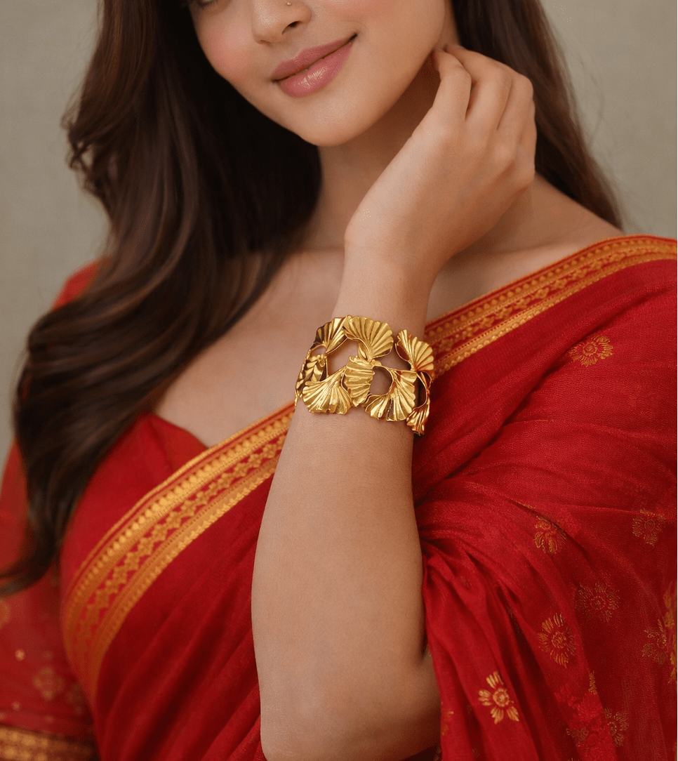 Earthbound Elegance Cuff Bracelet - Jiaarajewellery