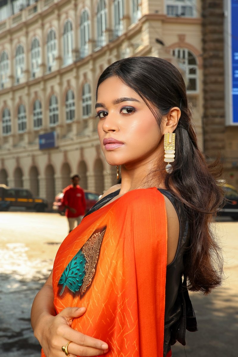 Embellished MOP Studded Earrings - Jiaarajewellery