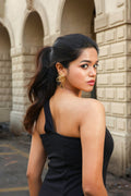 Glossy Tangled Bow String Earrings - Jiaarajewellery