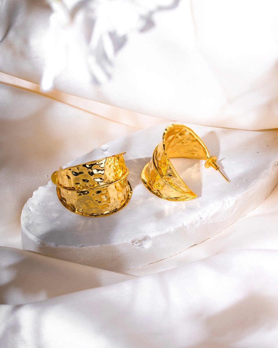 Gypsy Ember Hoop Earrings - Jiaarajewellery