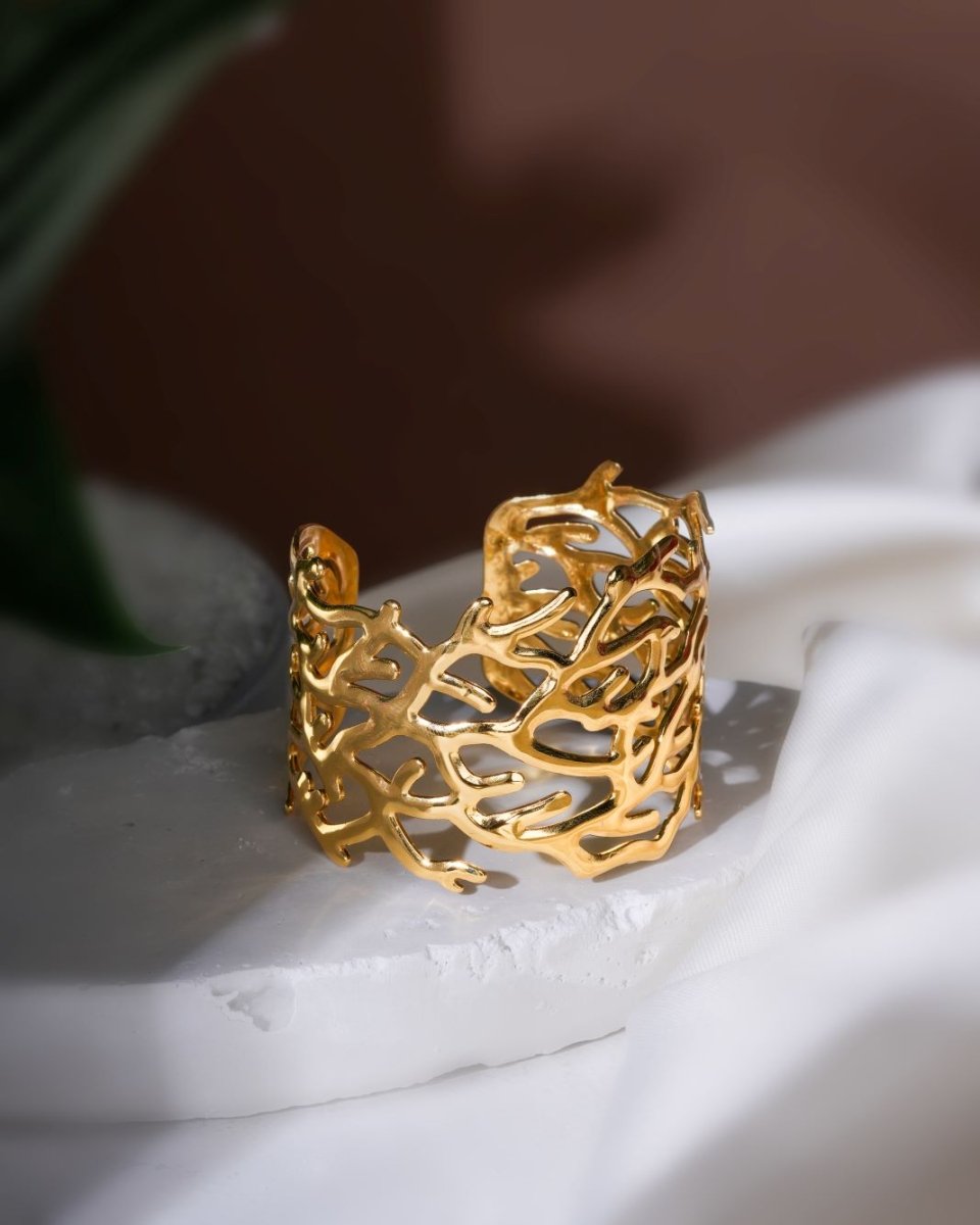 Handworn Glory Cuff Bracelet - Jiaarajewellery