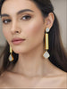 MOP long Drop Earrings