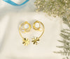 MOP- Stone Spiral Earrings-W