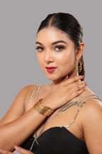 Multi - bangles hammered cuff bracelet - Jiaarajewellery