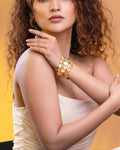 Multilayered Shimmery Coins Bracelet - Jiaarajewellery