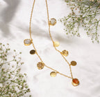Ocean's Tears Minimal stone Necklace - Jiaarajewellery