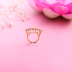 Pearl Drop Crown Ring - Jiaarajewellery