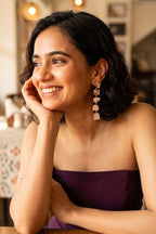 Penta Stone Asymmetric Earrings - Jiaarajewellery