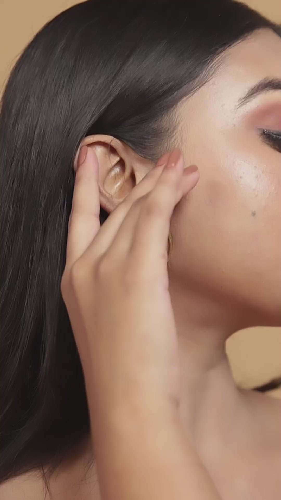 Brass Harmony Geometric Earrings