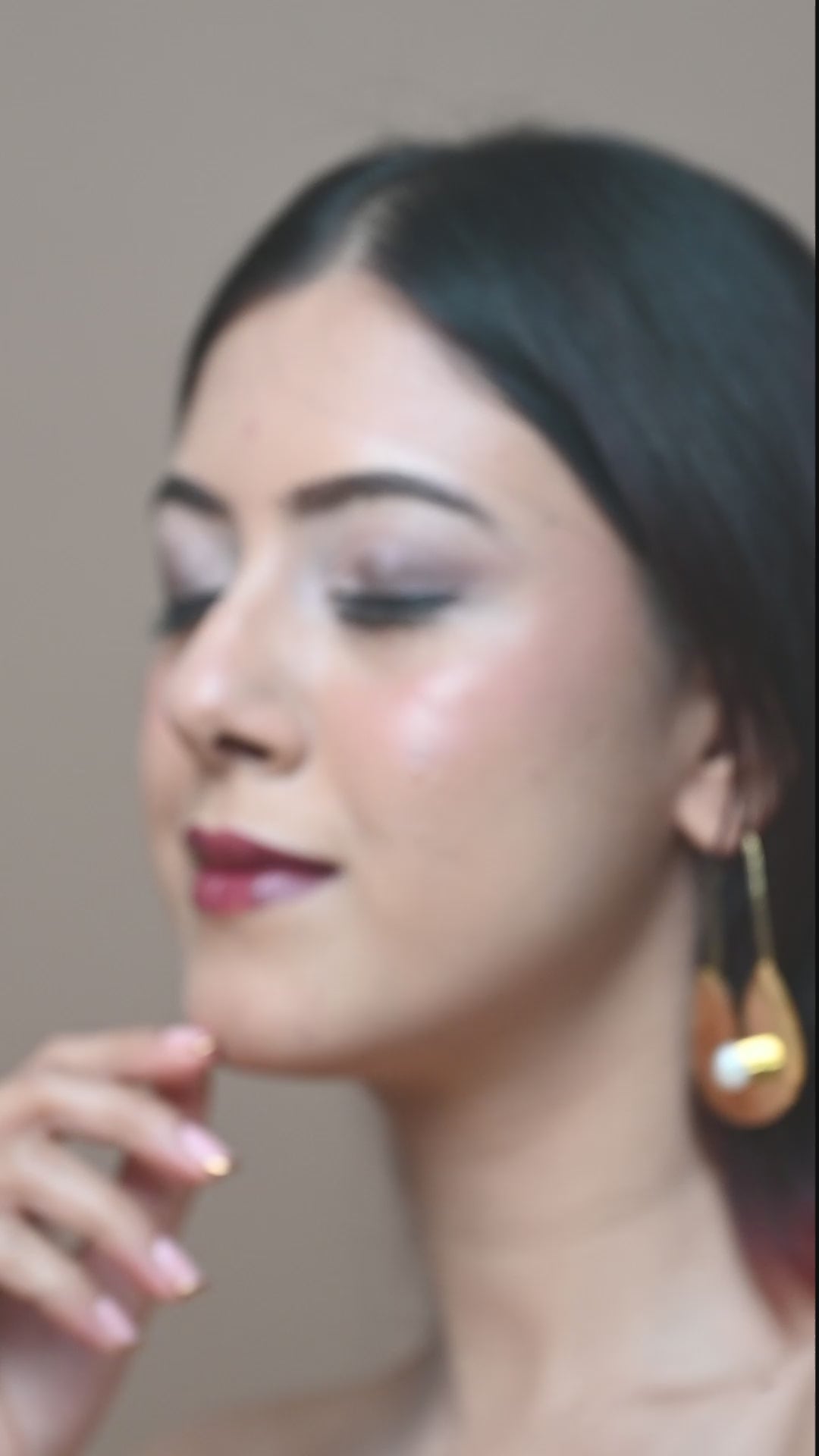 Pearl Studded Pin Earrings