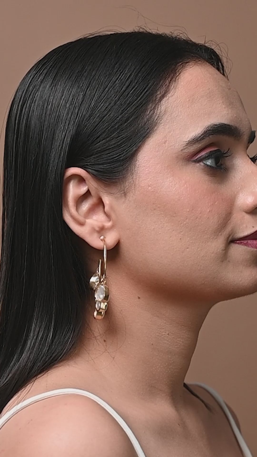 Penta Baroque Shimmery Earrings