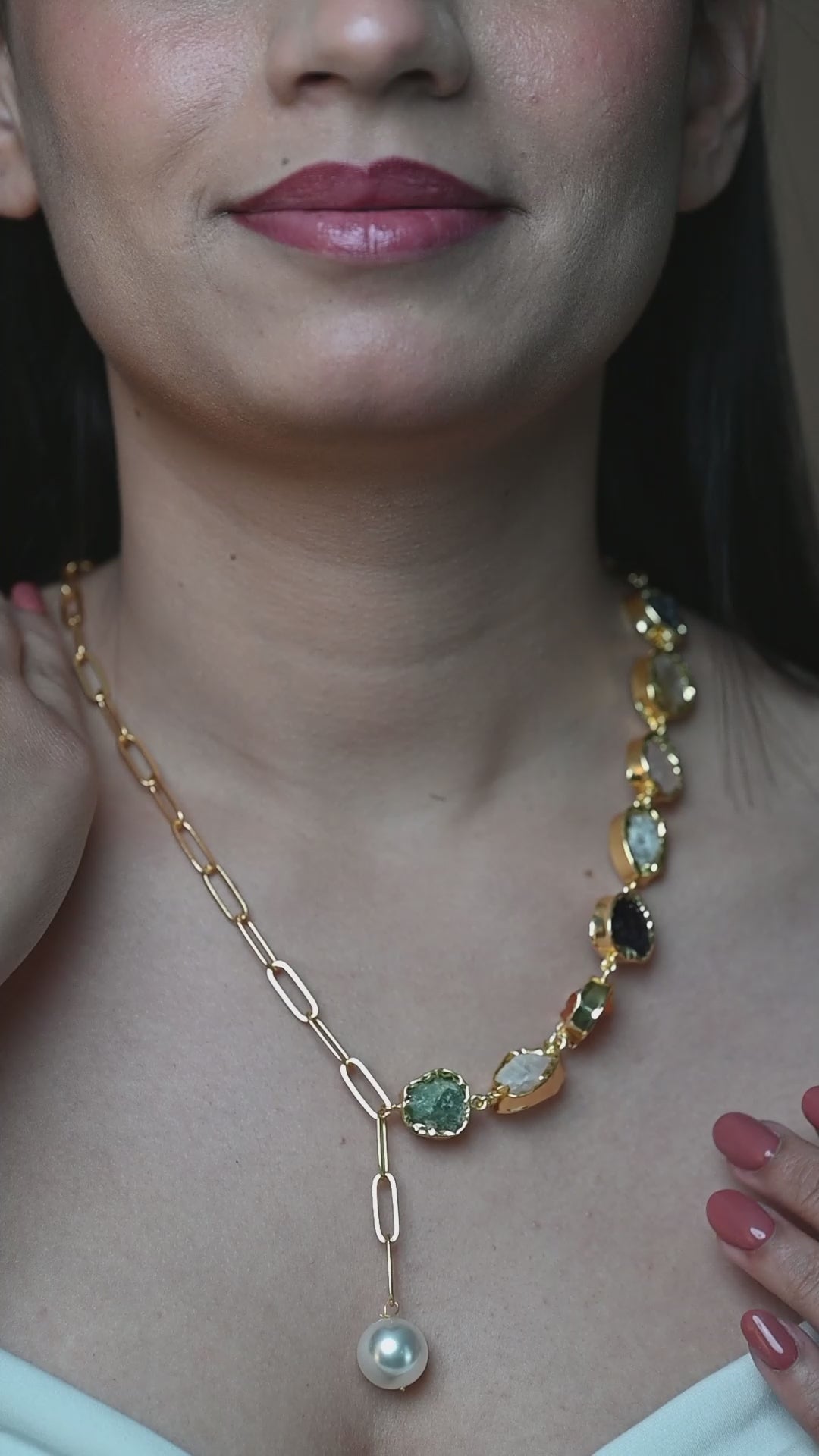 Asymmetic Multicolor Minimal Necklace