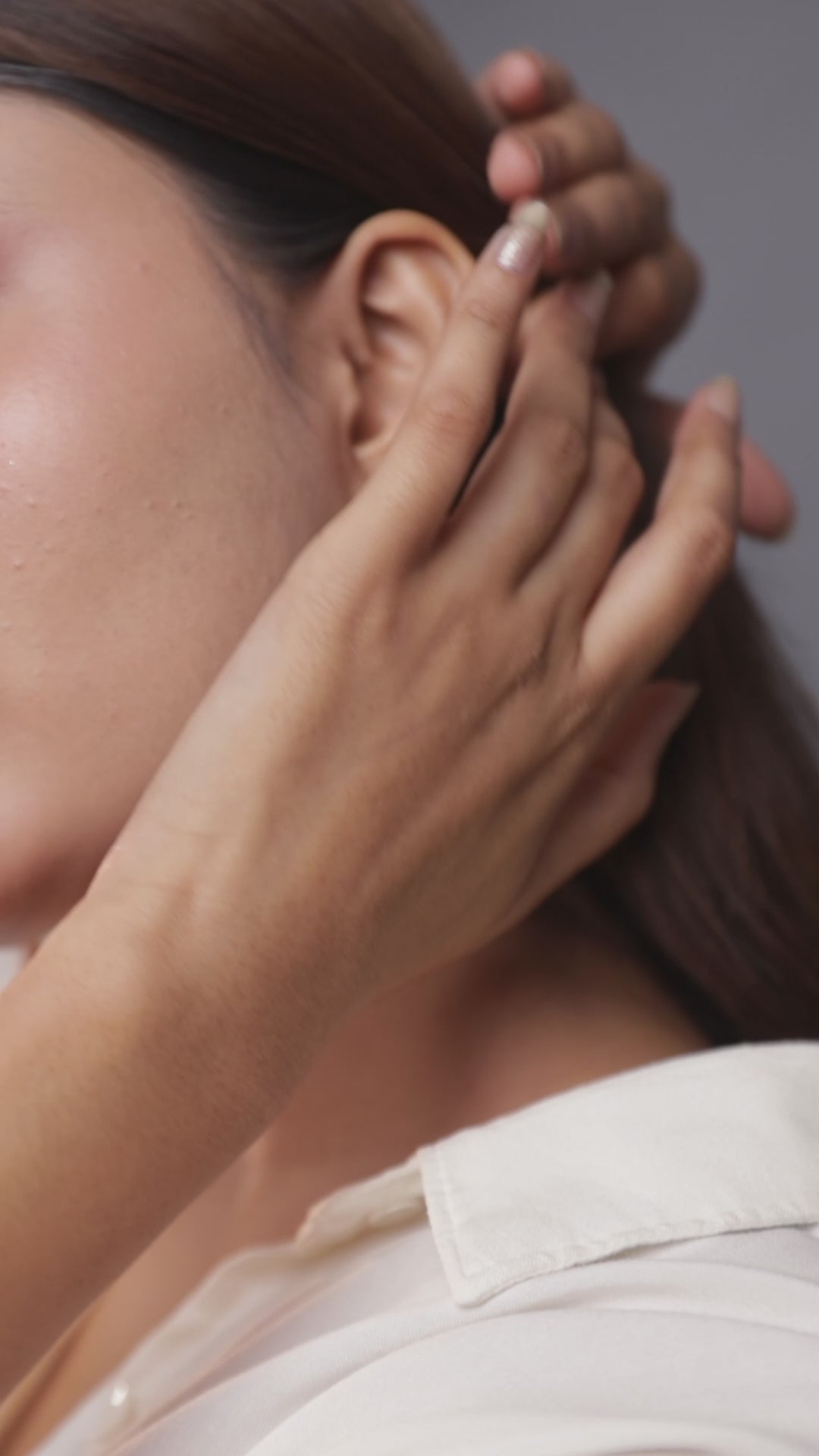 Dual Moon Raw Stone Earrings