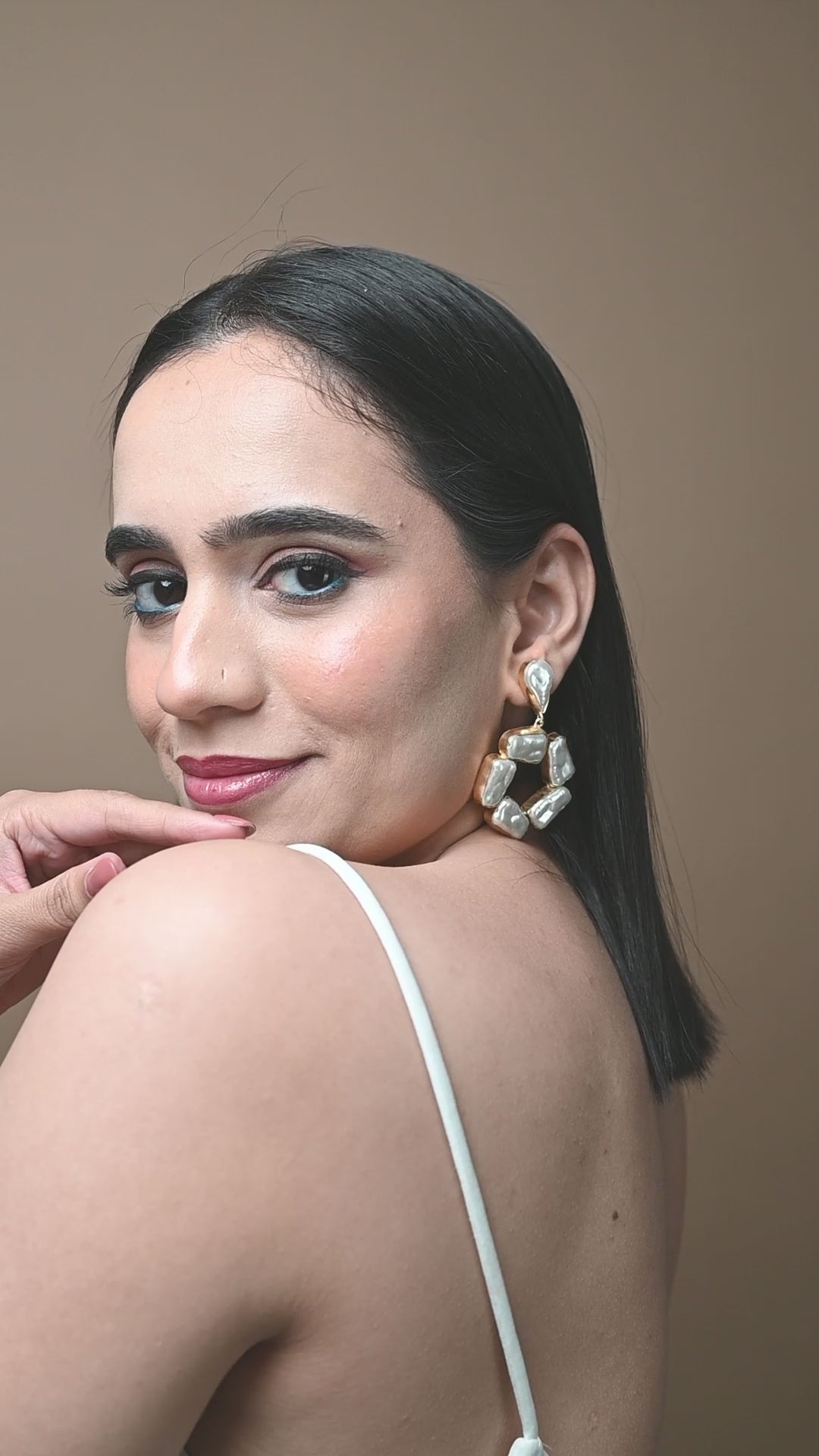 Penta MOP Moonlight Earrings