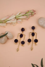 Stellar Chimes Stone Earrings - Jiaarajewellery