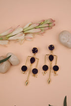 Stellar Chimes Stone Earrings - Jiaarajewellery