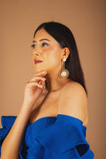 Sunrays clustered pearl Earrings - Jiaarajewellery