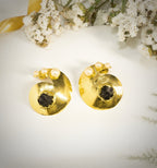 Tri pearl Seashell Earrings - B - Jiaarajewellery