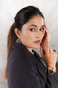 Trident Pearl Drop Dangler Earrings - Jiaarajewellery