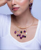 Winterline Hasli Purple-black Necklace